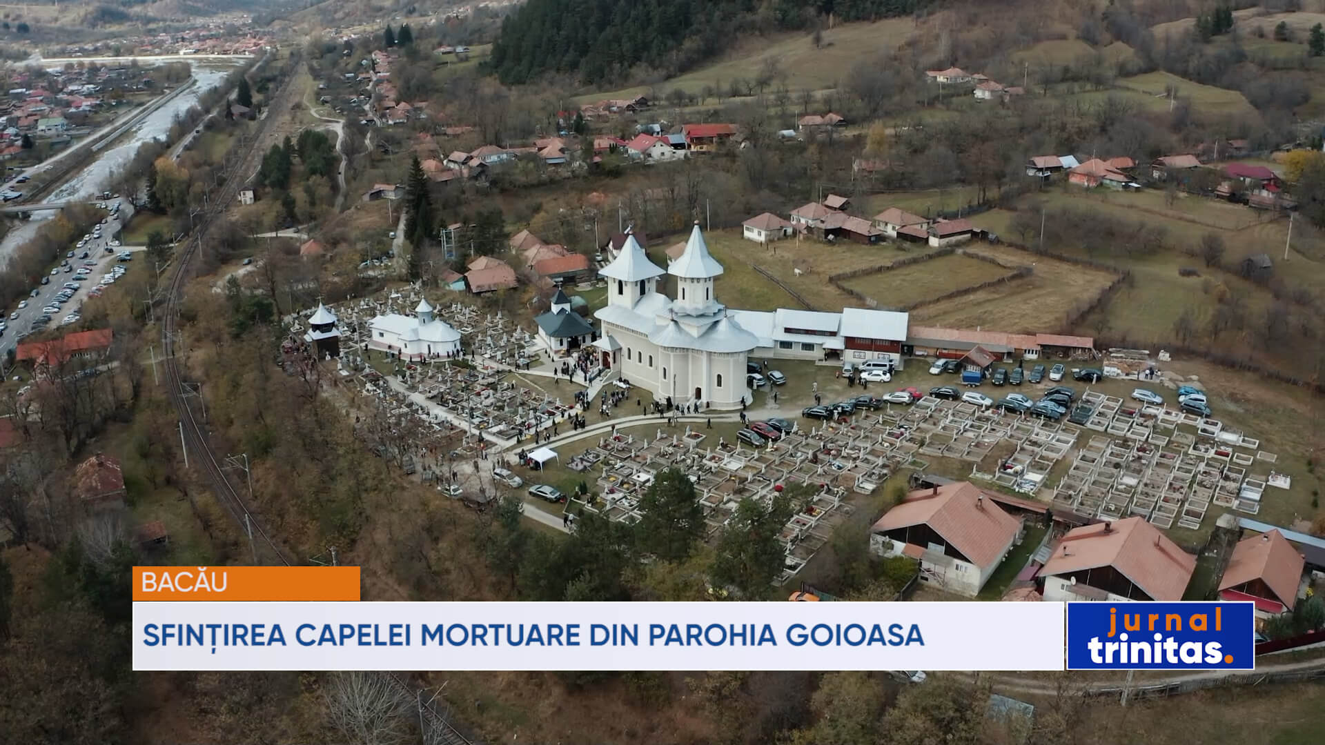 Sfințirea capelei mortuare din Parohia Goioasa județul Bacău TRINITAS TV