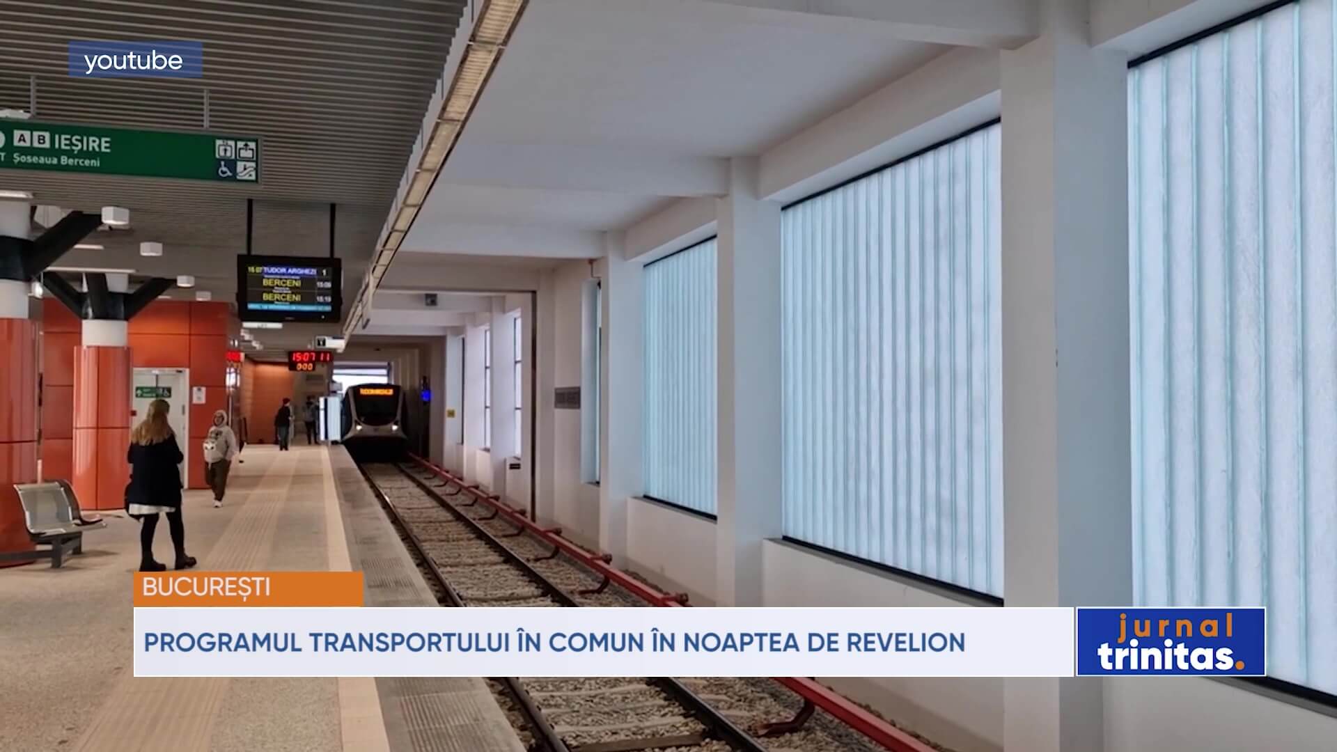 Programul transportului în comun în noaptea de Revelion TRINITAS TV